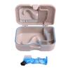 Orthdent Denture Box Case Bath Container and Brush with Mirror False Teeth Storage Box for Travel Daily Denture Care view 2