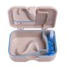 Orthdent Denture Box Case Bath Container and Brush with Mirror False Teeth Storage Box for Travel Daily Denture Care view 4