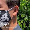 Kahala RCL Hawaiian Aloha Print Reversible Cloth Unisex Face Masks (Assorted 4 Pack) Reusable Nose Mouth Cover, Elastic Ear-Loops, BreathableWashable/ view 4