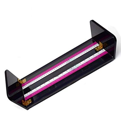 PSM Black Acrylic Infantometer Scale For Baby Height Measuring Scale (Size -18X5) Length And Width