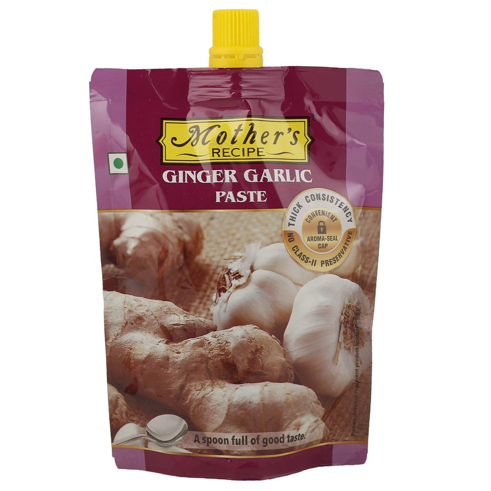 Mother's RECIPE Spice Paste - Ginger & Garlic, 200Gm