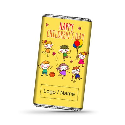 Katha Chocolates Children's Day Return Gift, Personalized Customized Chocolates(12 Bars)