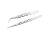 Axtella Set of 2 Anti-Static Stainless Steel Tweezers- Straight & Curved Tips view 1