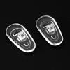 25 Pairs Air Bag Eyeglass Nose Pads Non-Slip Air Chamber Eyeglasses Nose Pads D-Shape Screw-in Anti-Slip Soft Silicone Nose Pads for Glasses, Sunglasses, and Eye-wear (15mm,Clear) view 3