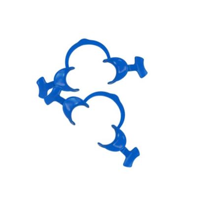 Dentosmile Flexi Eco Cheek Retractors with Wings in Blue Colour - Small (Made in India) (2)