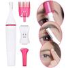 Anugrah MartUpper Lip, Chin, Eyebrow Trimmer Shaver sensitive touch Painless bikini line, underarm, Face Hair Remover elecrtical Machine clipper for Women multi funcational 5 in 1 view 3