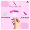 Actifit Women's Disposable Plastic Hair Razor & Bikini Shaving Razor For Women- Pack Of 1 (6 Pcs) view 4