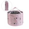 24L Collapsible Foot Soaking Bath Basin for Large Feet, Portable Foot Spa Soak Tub Foldable Water Bucket for Travel Camping, Pink view 1