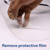 Zureni ORFS05 350 Micron Disposable Face Shield with Adjustable Elastic Strap Anti-Splash Single Use Protective Facial Cover Transparent Full Face Visor with Eye & Head Protection (5 PCS) view 2