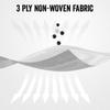 Casago OR0015 FDA Approved 4 Ply Non Surgical Disposable Face Mask with 2 Layer Meltblown Filter & Nose Pin 20 GSM Unisex Non-woven Fabric Nose Mouth Protection Cover (75 Pcs) view 3