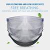 Casago OR0010 FDA Approved 4 Ply Non Surgical Disposable Face Mask with 2 Layer Meltblown Filter & Nose Pin 20 GSM Unisex Non-woven Fabric Nose Mouth Protection Cover (50 Pcs) view 4