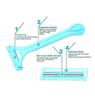 Disposable Hair Remover Shaving Razor For Men And Women Use Set Of 12 Pack Of 1 by FAMEZA view 3