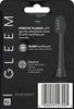 GLEEM Electric Toothbrush Refill Head, 2 count, Black view 3