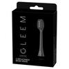GLEEM Electric Toothbrush Refill Head, 2 count, Black view 4