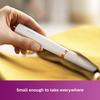 Philips Touch-up Womens Eyebrow & Facial Hair Trimmer | Portable Precision Groomer | Gentle Hair Remover for Eyebrows, Upper Lip, Chin & Sidelocks | HP6388,White view 4