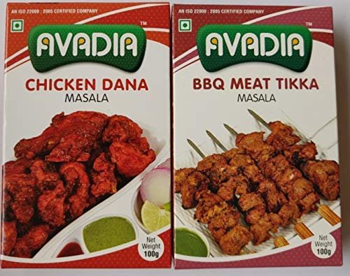 Avadia non veg combo(Chicken dana masala, BBQ meat tikka masala)-100gm