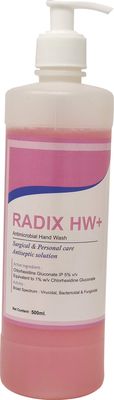RADIX HW+ : Antibacterial Hand Wash (pack of 6, 6x500ml)