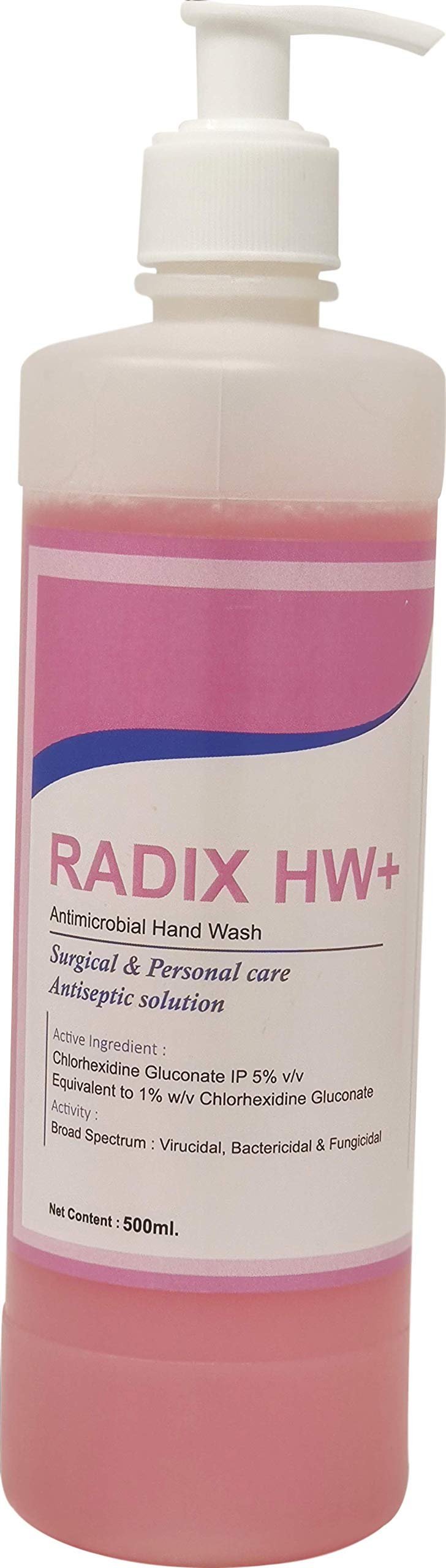 RADIX HW+ : Antibacterial Hand Wash (pack of 6, 6x500ml)