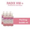RADIX HW+ : Antibacterial Hand Wash (pack of 6, 6x500ml) view 3