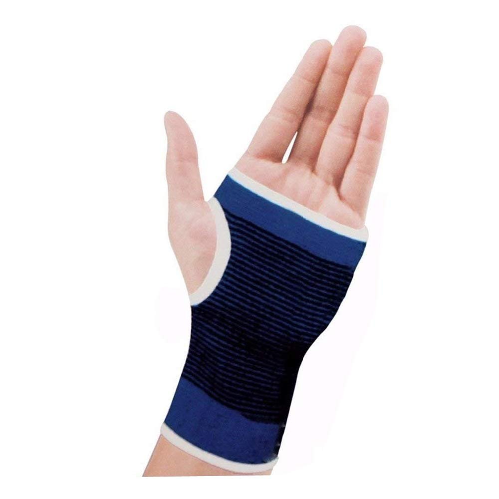 Krystle Palm Support Guard Pain Relief for Gym and Physical Activities 1 Pair Palm Support (Blue)