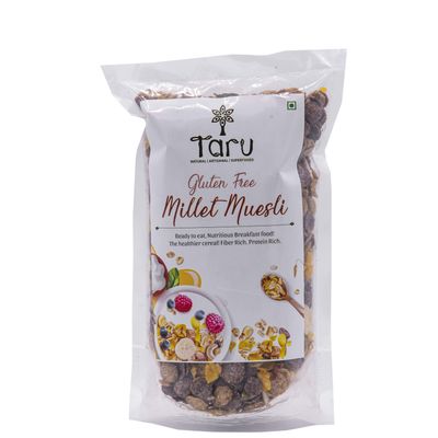 TARU Millet MUESLI, Gluten-Free, Ready-to-eat, Instant Breakfast 150g