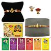 BOGATCHI AA-5 Rakhi for Brother with Sweets, Designer Rakhi, Gold Rakhi, Rakhi Set of 2, Rakhi for Brother Combo, Rakhi for Brother with Gift, 250g view 1
