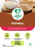 Little Moppet Foods Oatmeal- 200g | Oats Porridge Mix | No Sugar, No Salt, No Milk, No Chemicals, No Preservatives | Breakfast Cereal Rich in Protein |Easily digestible for Little Ones | Made by a Doctor Mom view 3