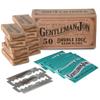 Gentleman Jon Platinum Double Edge Razor Blades | 50 Pack (12 months supply) | Swedish Stainless Steel | Safety Razor Blades view 1