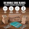 Gentleman Jon Platinum Double Edge Razor Blades | 50 Pack (12 months supply) | Swedish Stainless Steel | Safety Razor Blades view 2