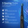 AGARO COSMIC PLUS Sonic Electric Tooth Brush For Adults With 5 Modes, 5 Brush Heads, 1 Interdental Head, Carry Case & Rechargeable With 4 Hours Charge Lasting Up To 25 Days, Power Toothbrush, (Black) view 3