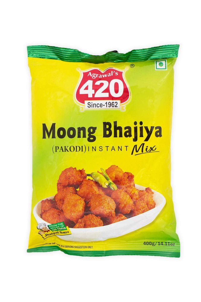 Agrawal's 420 Bites Moong Bhajiya Instant Mix 400 gm (Pack of 2)