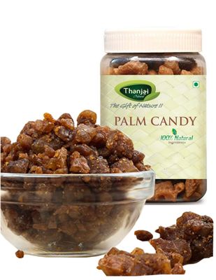 Thanjai Natural Palm Candy Jar 200g 1st Quality South Indian Palm Candy Made in 100% Pure Natural Traditional Method