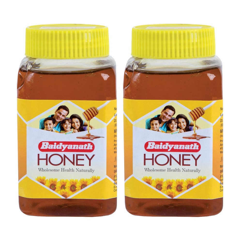 Baidyanath Asli Ayurved Honey I Natural Immunity Booster I Pure Honey I 500 Gms - Pack Of 2