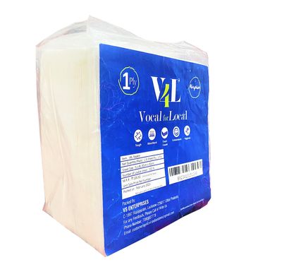 V4L Biodegradable Paper Napkins Tissue Paper Pack of 500