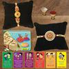 BOGATCHI DDa-16 Rakhi with Sweets for Brother, Designer Rakhi for Brother, Rakhi Combo Set of 2, Rakhi Sweets, 250g 250g view 1