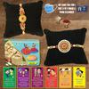 BOGATCHI DDa-16 Rakhi with Sweets for Brother, Designer Rakhi for Brother, Rakhi Combo Set of 2, Rakhi Sweets, 250g 250g view 2