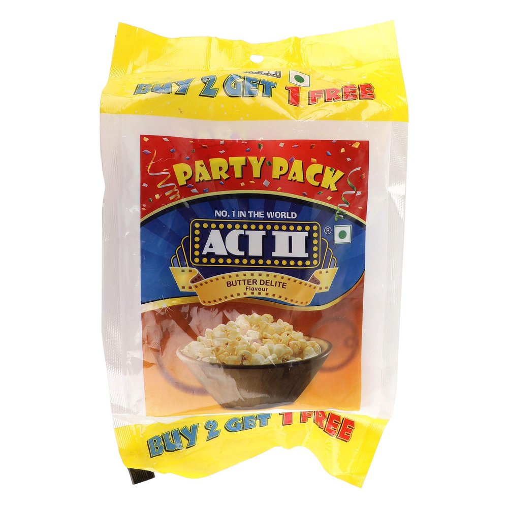 Act II Instant Popcorn - Butter Delite, 450g (Buy 2 get 1)