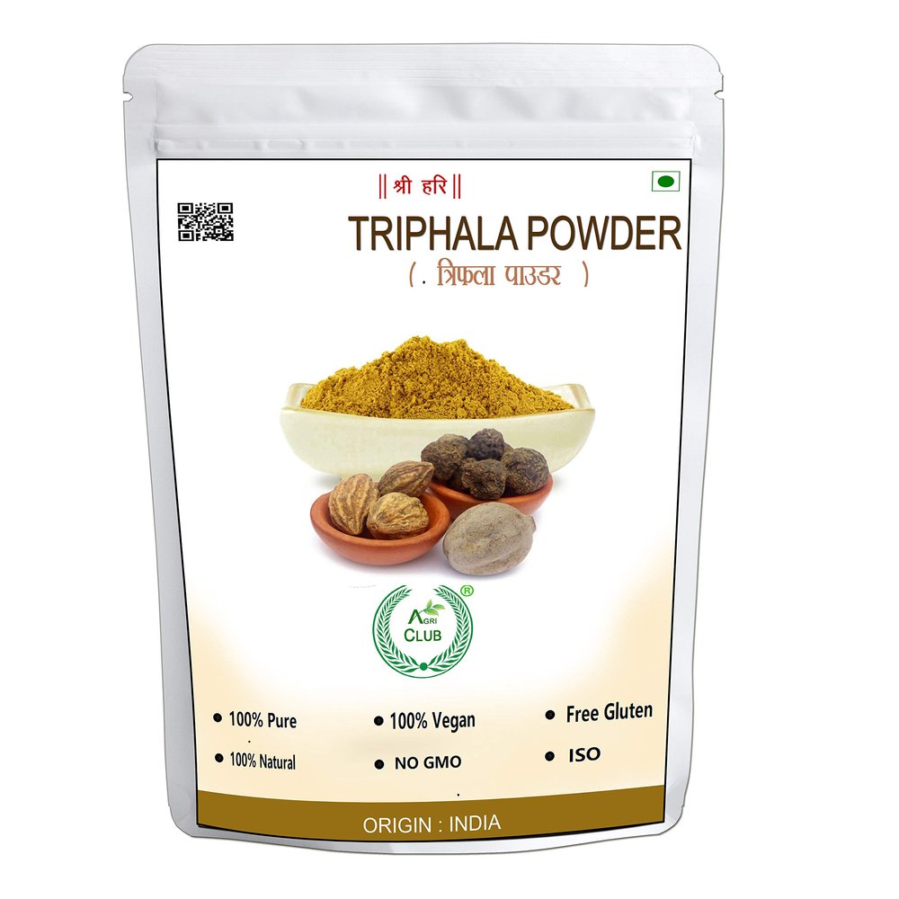 Agri Club Triphala Powder 1 kg, All Natural, No Artificial Additives Or Harmful Pesticides for Gastrointestinal Health and Immune System