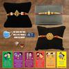 BOGATCHI P3P-7 Designer Rakhi for Brother, Rakhi Set of 3, Royal Rakhi Set- 3, Set of 3 Beautiful Rakhi for Bhai view 1
