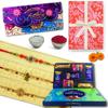 Almoda Creations Rakhi Gift For Brothers 3 Antique Panchdhatu Rakhi, Rakhi Greeting Card, Cadbury Celebrations Chocolates, Tilak Pouch & Kalawa, Rakhi Gift Box, Personalized Message view 1