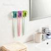 Framendino 6 Pack Toothbrush Head Covers with Suction Cup, Portable Toothbrush Protective Case for Home Travel Outdoor Camping view 4