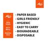 Mapel Disposable Seat Paper Cover Pack of 5 Pack (50 sheets) Easy to Dispose, Nature Friendly view 3