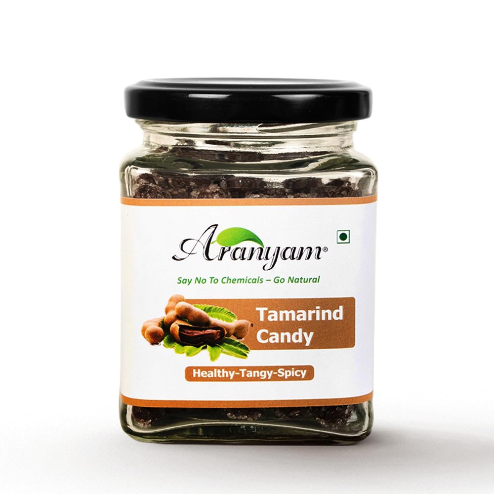 Aranyam Soft Tamarind Candy 150g - Imli Candy, Healthy Khatti Meethi Imli Candy | Soft & Chewy Tamarind Candy with No Artificial Colors or Preservatives | Ideal for Kids & Adults