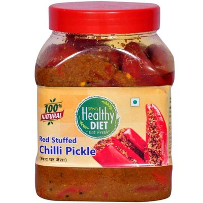 Healthy Diet Organic Gujrati Mirch Achar Lal Bharma Achar (900gm) Home Made Ma ke Hath se Bnaya Hua Healthy and Fresh Testy for Whole Family, Eat Daily ||Mouth-Watering Mother Made Love