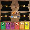 BOGATCHI B4Bb-5 Rakhi for Brother with Chocolate, Rakhi Set of 4, Premium Rakhi Set of 4 with Chocolates, 4 Rakhi Combo, Rakhi for Brother Combo , 50g view 1