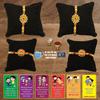 BOGATCHI E4Eb-10 Rakhi for Brother with Chocolate, Rakhi Set of 4, Premium Rakhi Set of 4 with Chocolates, 4 Rakhi Combo, Rakhi for Brother Combo , 50g view 1