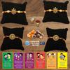 BOGATCHI A4Aa-10 Rakhi for Brother with Chocolate, Rakhi Set of 4, Premium Rakhi Set of 4 with Chocolates, 4 Rakhi Combo, Rakhi for Brother Combo , 50g view 1
