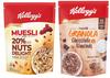 Kellogg's Combo, Kellogg's Muesli with 20% Nuts Delight Pouch, 500 g and Kellogg's Crunchy Granola Chocolate & Almonds, 450 g view 1