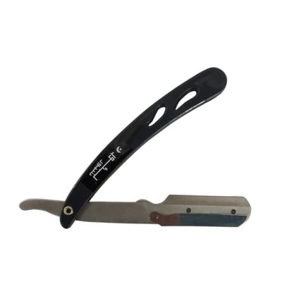 Doberyl Professional Barber Shaving Razor, Folding Barber and Personal Folding Shaving Razor knife, For Men, Ustra Razor Use Straight Edge Barber Razor For Men Pack of 1 Black