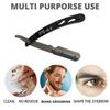 Doberyl Professional Barber Shaving Razor, Folding Barber and Personal Folding Shaving Razor knife, For Men, Ustra Razor Use Straight Edge Barber Razor For Men Pack of 1 Black view 2